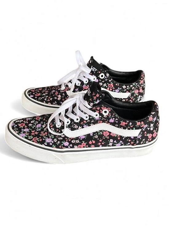Vans Shoes - Vans Ward Floral Low Top Sneakers Size 9
